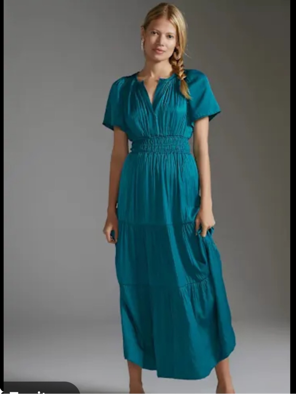 Anthropologie Somerset Maxi Dress in Green